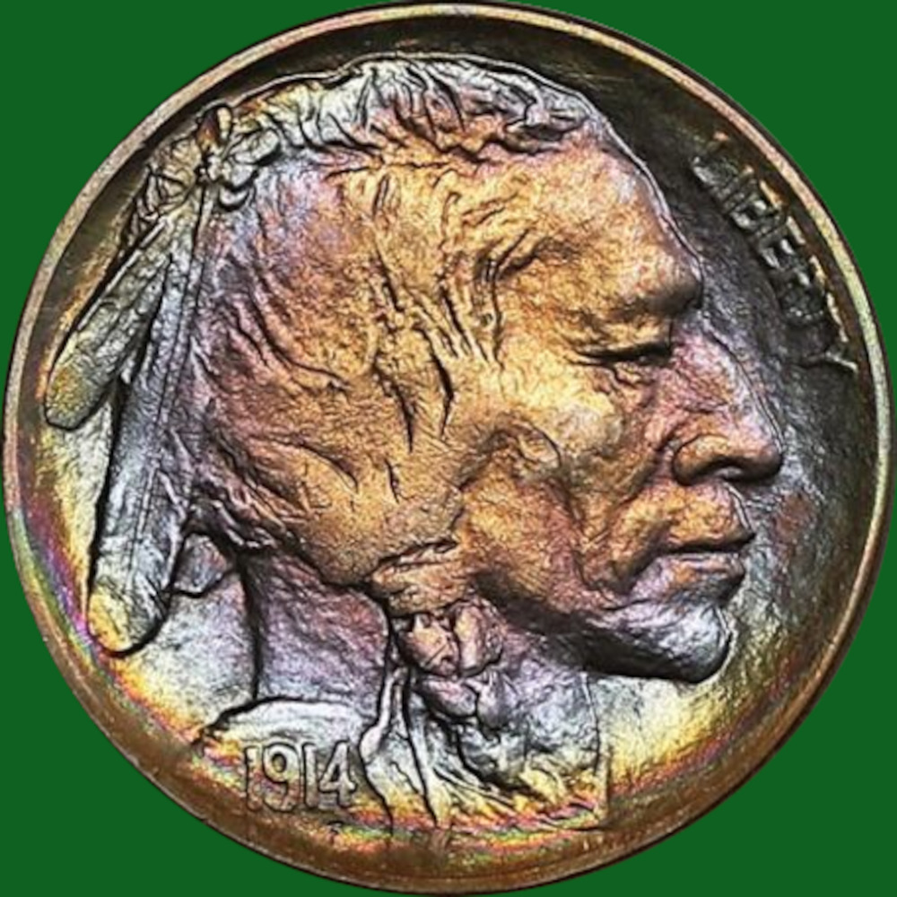 1914-D-5c-Buffalo-Nickel
